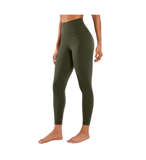 green yoga pants